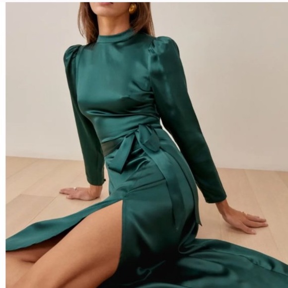 Reformation Dresses & Skirts - NEW NWT Reformation Julius Dress - Forest